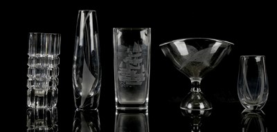Lot 425 - A COLLECTION OF MID 20TH CENTURY SWEDISH GLASS,...
