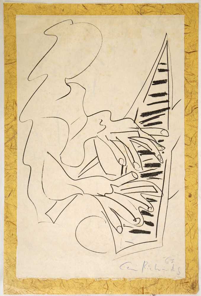 Lot 556 - CERI RICHARDS (BRITISH 1903-1971), 'Pianist',...