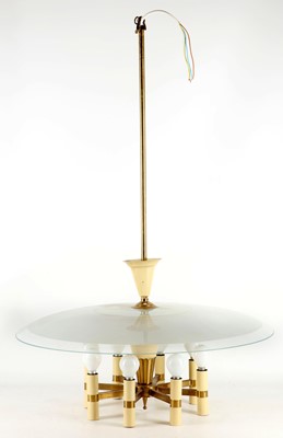 Lot 513 - A 1950'S EIGHT LIGHT CHANDELIER, attributed to...