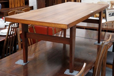 Lot 607 - A 1960s DANISH ROSEWOOD COFFEE TABLE, designed...
