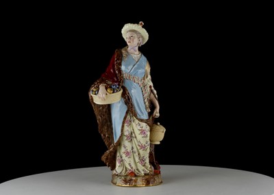 Lot 221 - A FINE AND RARE MEISSEN FIGURE OF A MALABAR...