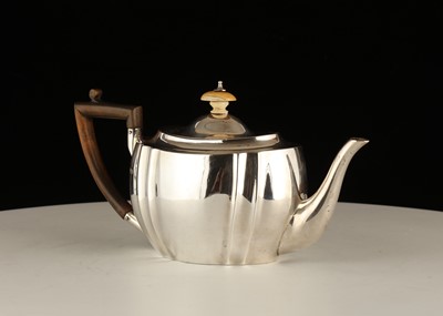 Lot 99 - Antique Victorian Sterling Silver teapot by...