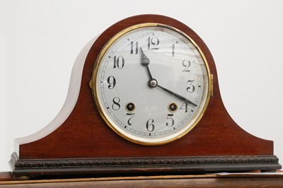 Lot 123 - A 1920s 'Napoleon' hat clock, mahogany case,...