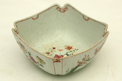 Lot 101 - A Chinese famille rose Qing Dynasty square...