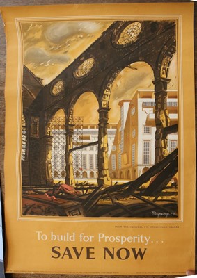 Lot 362 - An original savings poster, by Myerscough...