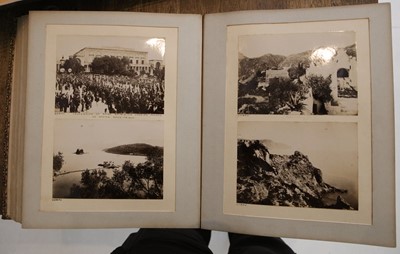 Lot 364 - Good Greek and Corfu photos circa 1894, albums...