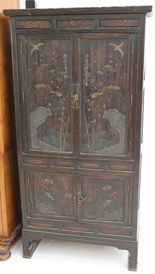 Lot 826 - A Japanese freestanding cupboard, with three...