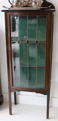 Lot 832 - An Edwardian mahogany display cabinet with...