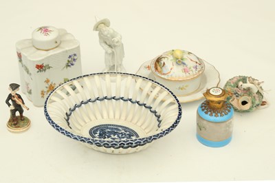 Lot 304 - A 19th Century Meissen hard paste porcelain...