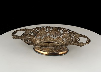 Lot 168 - Antique 19th Century German Silver bowl / dish,...