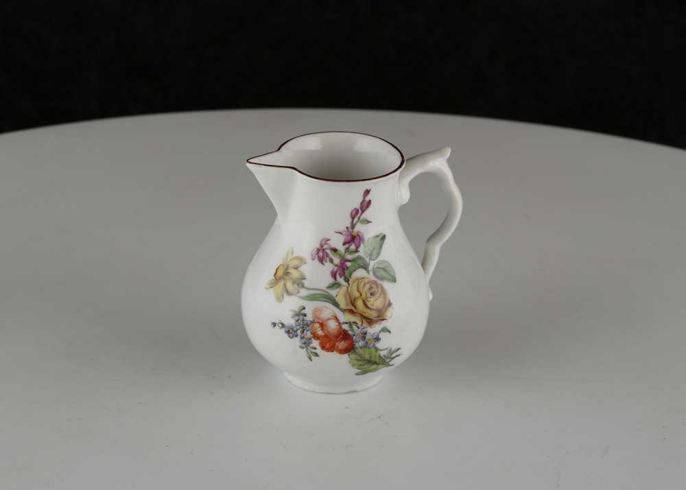 Lot 208 - A RARE CHELSEA SPARROW BEAK JUG, circa 1756-58,...