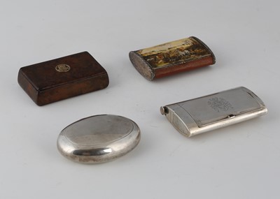 Lot 55 - Antique German Silver tinder cigarette box...