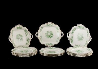 Lot 237 - A RIDGWAY PART DESSERT SERVICE, circa 1840,...