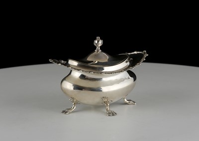 Lot 102 - Antique Edwardian Scottish Sterling Silver tea...