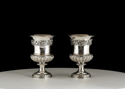 Lot 177 - Pair of Antique George IV Sterling Silver...