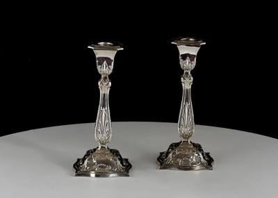 Lot 150 - Pair of Antique Edwardian Arts & Crafts...