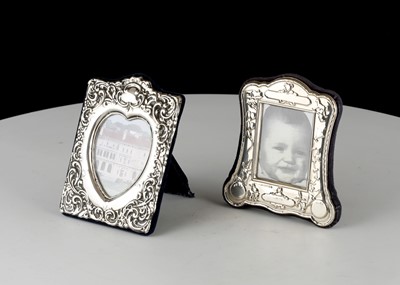 Lot 109 - Pair of Vintage Sterling Silver photograph /...