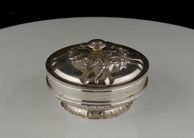 Lot 192 - Antique Victorian Sterling Silver lidded bowl...