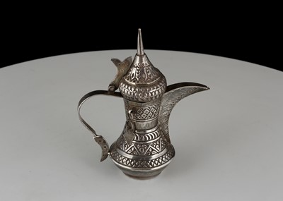 Lot 139 - Antique Omani Sterling Silver coffee pot, of...