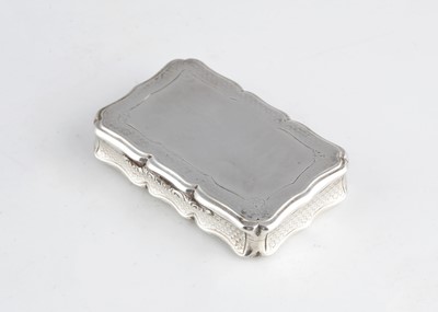 Lot 55A - Antique Victorian Sterling Silver snuff box by...