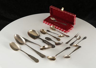 Lot 9A - A selection of Antique and Vintage Silver...