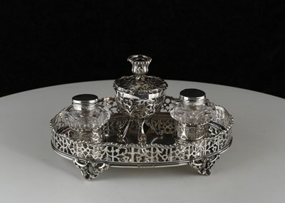 Lot 199 - Antique Victorian Sterling Silver & Silver...