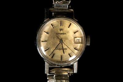 Lot 230 - A ladies c.1960's stainless steel cased 'Omega...