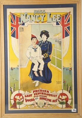 Lot 708 - An early 20th Century seaside poster for...