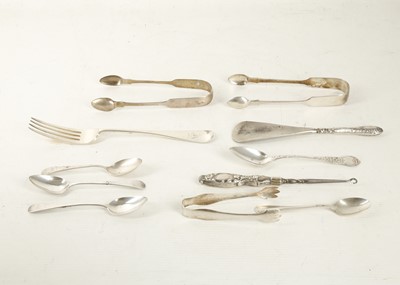 Lot 754 - A mixed quantity of Sterling silver flatware,...