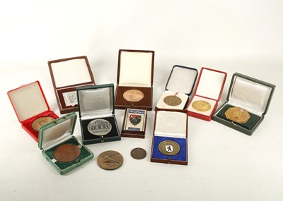 Lot 715 - Amateur boxing interest; medals and sporting...