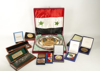 Lot 717 - Amateur boxing interest; medals and sporting...