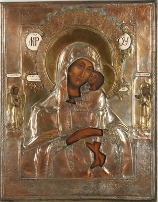 Lot 763 - A 20th Century Russian Orthodox icon of...