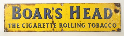 Lot 790 - Advertising interest; enamel shop sign...