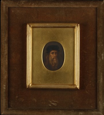 Lot 731 - Leonardo da Vinci from the portrait of himself...