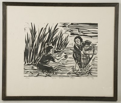 Lot 828 - Korean Far East art, 20th Century, Kim Jin Soo,...