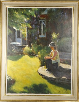 Lot 736 - Bruce Yardley c.1962. 'Last of the Sun'. Oil...