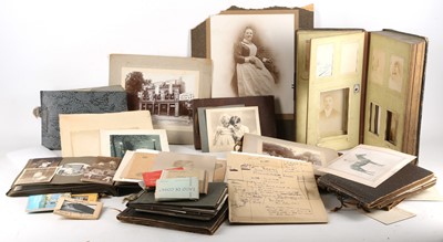 Lot 800 - Photographs and postcards including bathing...