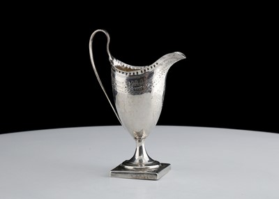 Lot 847 - Antique George III Sterling Silver cream jug...