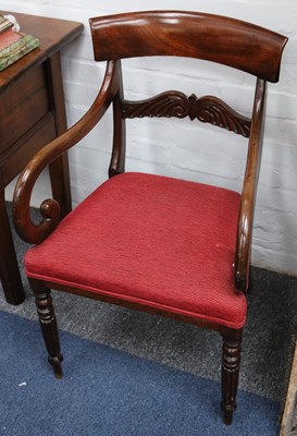 Lot 71 - A 19th Century mahogany dining table with 2...