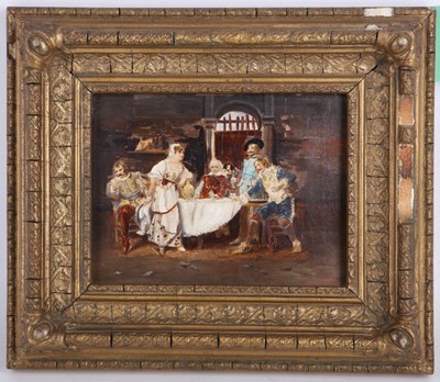 Lot 70 - Late 19th Century Dutch school, 'La Taverne',...