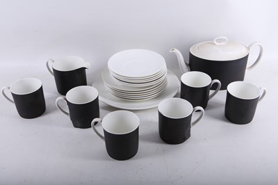 Lot 78 - Wedgwood black and white tea service, Susie...