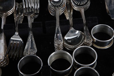 Lot 57 - A canteen of Sheffield silver plated cutlery...