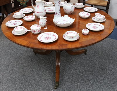 Lot 184 - A Georgian mahogany breakfast table, with...