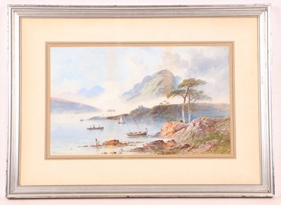 Lot 342 - Henry Earp 1831-1914 " Rising lake mist"....