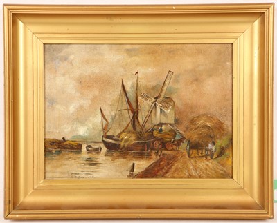 Lot 322 - Late 19th century English school 'Hay Loading',...