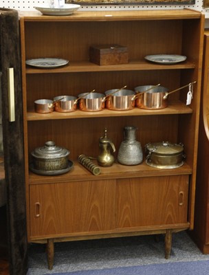 Lot 347 - A 1960s danish teak bookcase, with adjustable...