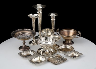 Lot 506 - A mixed lot of Antique Sterling Silver items...