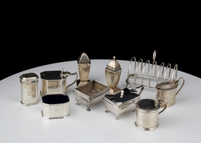 Lot 508 - A mixed lot of Antique Sterling Silver items...