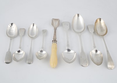 Lot 528 - A mixed lot of Antique Sterling Silver...