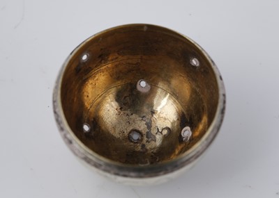 Lot 602 - Antique George III Sterling Silver pomander...